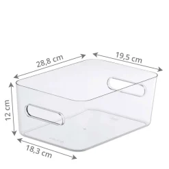 Bac de rangement transparent pour réfrigérateur M