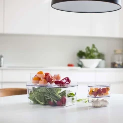 Bac de rangement transparent pour réfrigérateur M