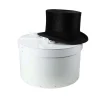 Boîte à chapeaux en carton blanc (M)