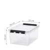 Boîte de rangement en plastique 8 litres