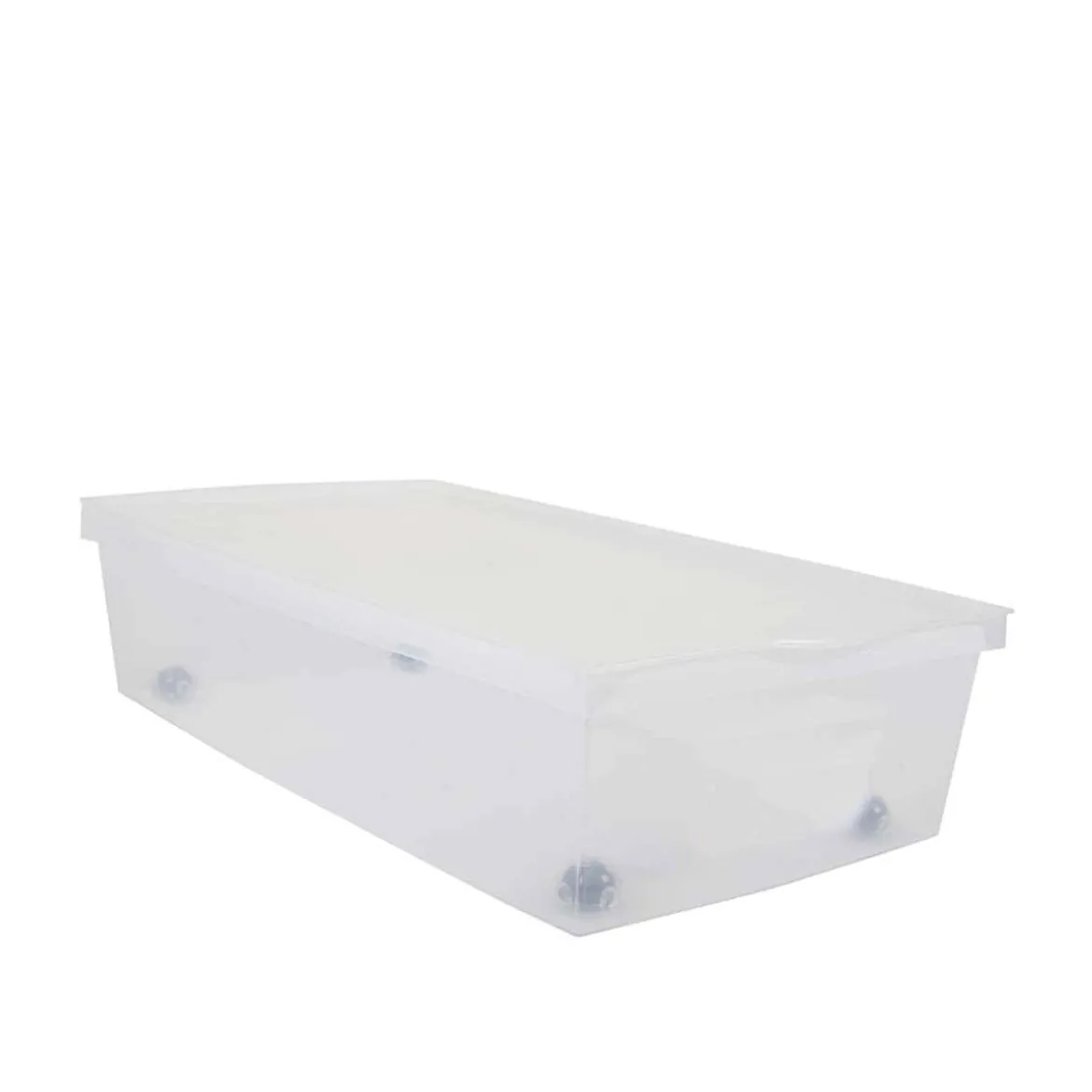Boîte de rangement sous le lit à roulettes 33 litres
