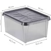 Boîte de rangement étanche 33 litres