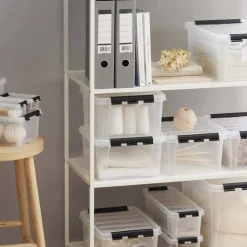 Boîte de rangement transparente 32 litres