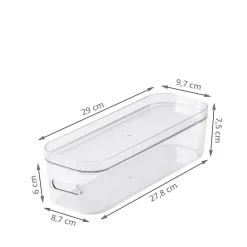Boîte de rangement transparente pour maquillage