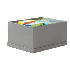 Boîte à DVD en carton gris flanelle