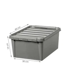 Boîte en plastique recyclé