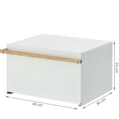Boîte à pain placard blanc