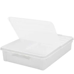 Boîte sous le lit avec couvercle papillon 60 litres