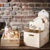 Caisse de rangement en bois. Taille L