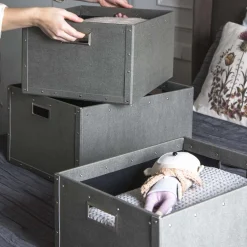 Caisse de rangement en carton 40 cm