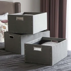 Caisse de rangement en carton 40 cm