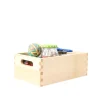 Caisse en bois clair S