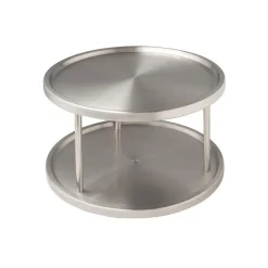 Carrousel de cuisine en inox à 2 niveaux