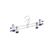 2 cintres métalliques à pinces de 30cm
