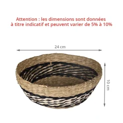 Corbeille en paille