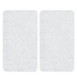 2 couvre plaques de cuisson transparentes