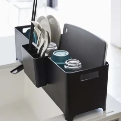 Egouttoir de cuisine long et étroit noir
