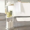 Etagère de salle de bain étroite sur pied