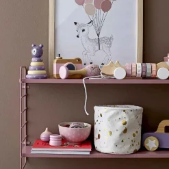 Etagère murale vieux rose