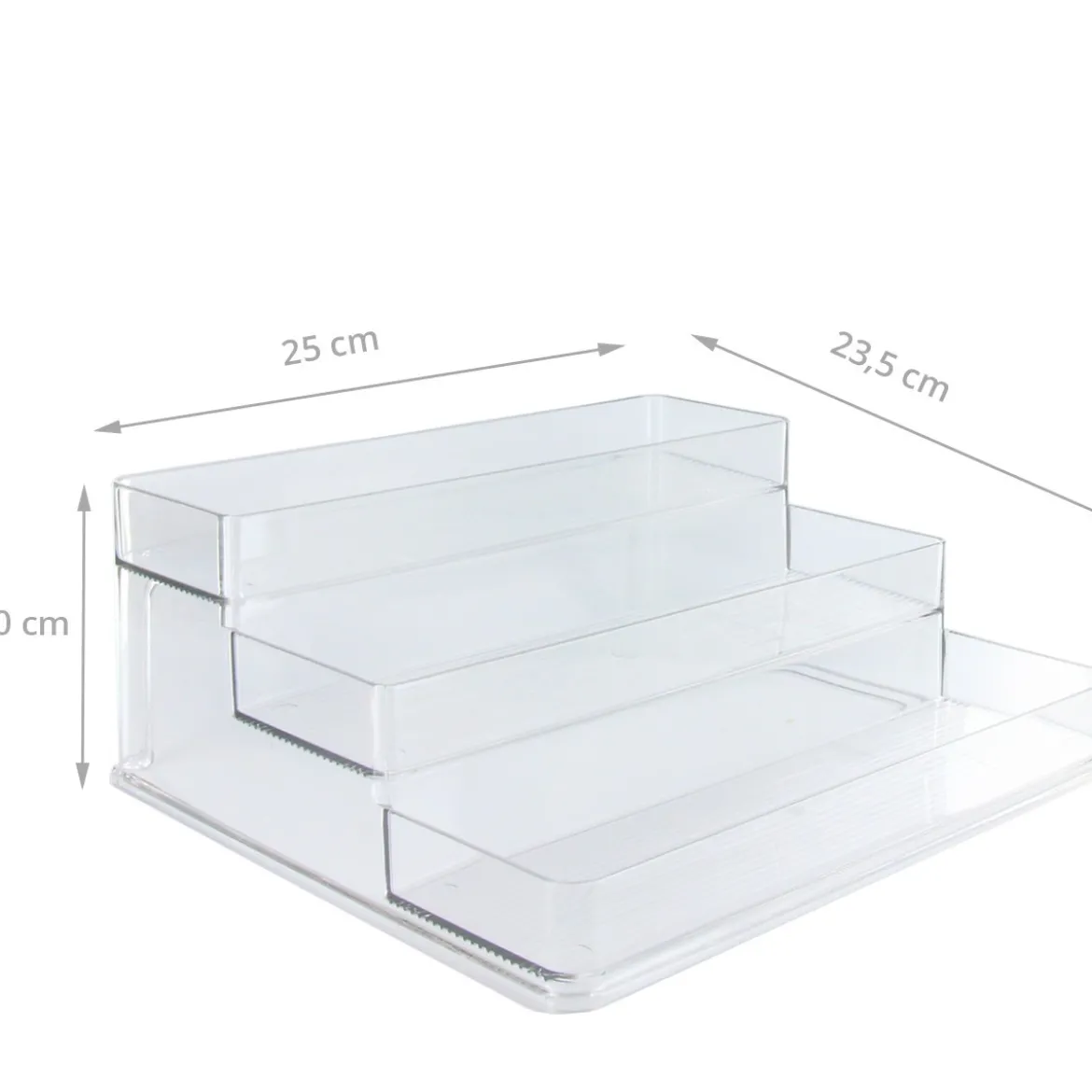 Etagère à épices en plastique transparent pour placard.Taille L