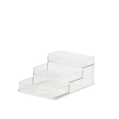 Etagère à épices en plastique transparent pour placard. Taille M