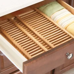 Égouttoir pliable en bambou
