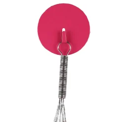 Grand crochet aimanté rose et rond