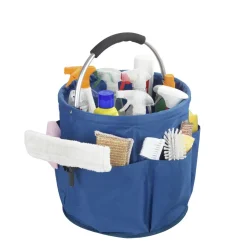 Grand panier en tissu pour produits d'entretien