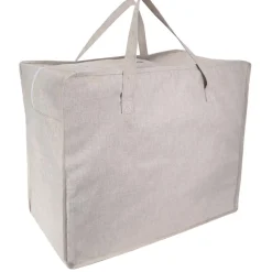 Grand sac de rangement en tissu clair