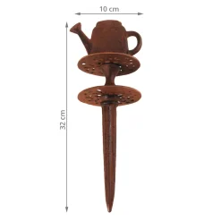 Guide tuyau d'arrosage en fonte