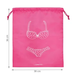 Housse de voyage pour lingerie femme rose