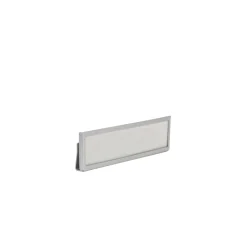 Lot de 4 porte étiquettes à clipser en métal