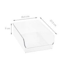 Organisateur de placard M en plastique transparent