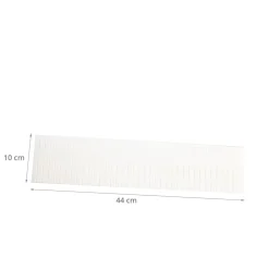 Organisateurs de tiroir modulables et blancs (6 planches)