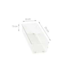 Organisateur étroit L en acrylique pour tiroirs