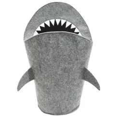 Panier à jouets requin en feutre