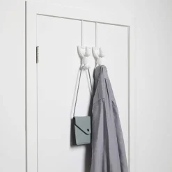 Patère double de porte ludique