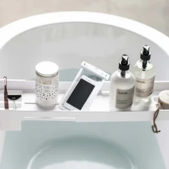 Plateau de baignoire blanc