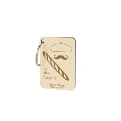 Porte clé en bois Made in France