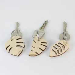 Porte-clé feuille Made in France