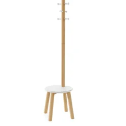 Porte-manteaux tabouret