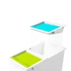 Poubelle de bureau à 2 compartiments