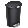 Poubelle noire demi-lune 50 litres - Simple Human