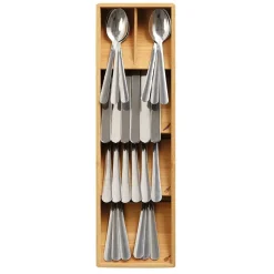 Range-couverts compact en bambou