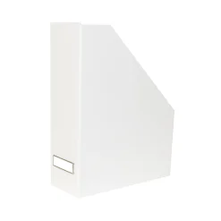 Range-dossiers en carton blanc