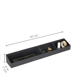 Rangement à compartiments pour bureau et ordinateur