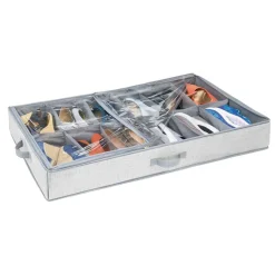Rangement pour 12 paires de chaussures sous le lit