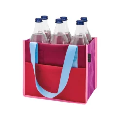 Sac porte-bouteilles coloré