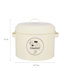 Seau à compost de cuisine avec filtre