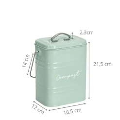 Seau à compost vintage